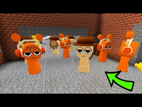 NEW Incredibox Sprunki on the GMOD Map! MINECRAFT PE BEDROCK/ Ep.181 #minecraft