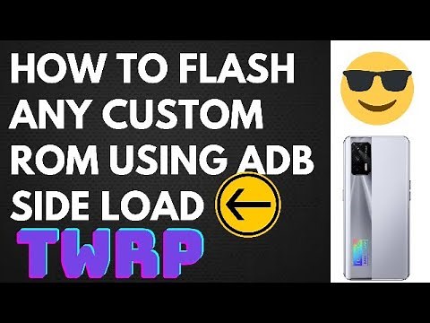 How to flash any custom rom using ADB SIDE LOAD option in TWRP | Internal storage not showing fix