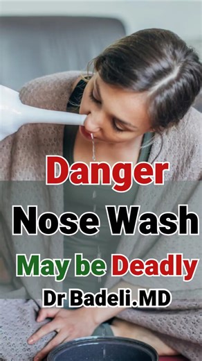Be careful when using Nasal irrigation.