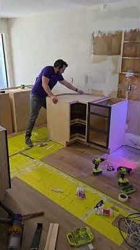 Day 6 Kitchen Reno! #diy #homerenovation #kitchen #newcabinets