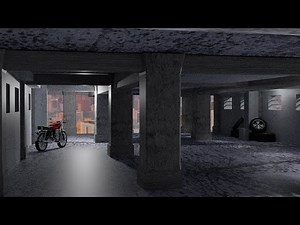 景色の見える廃墟の作り方とテクスチャ貼り付け・画像のレンダリング反映について【3DCG・Blender】