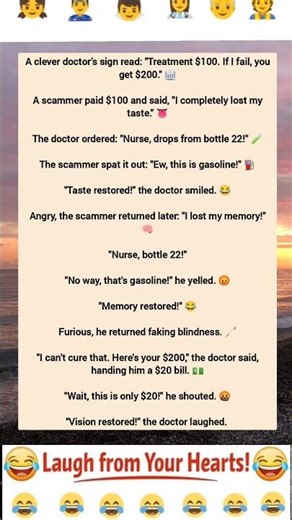 Funniest Doctors Joke Ever! : The Doctor and The Scammer 🤣🏥 #aijokes #jokes #EnglishComedy #shorts