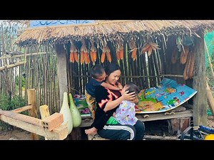 A water-powered corn mill sits next to the single mother's house.