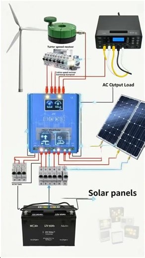 Solar Wind Hybrid Charge Controller #solartips #renewableenergy #education #eng #solarenergy