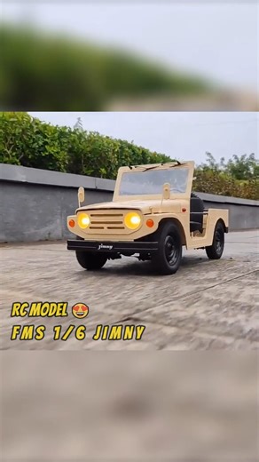 This 1/6 Jimny Immerse yourself in lifelike simulation—details, appearance, interior, and even the steering wheel rotation. Experience the next level of RC authenticity! ⚡ #rccar #rclife #Jimny #JimnyLJ1 #suzuki #SuzukiJimnyRC #FMSModel #rcadventure | FMSmodel