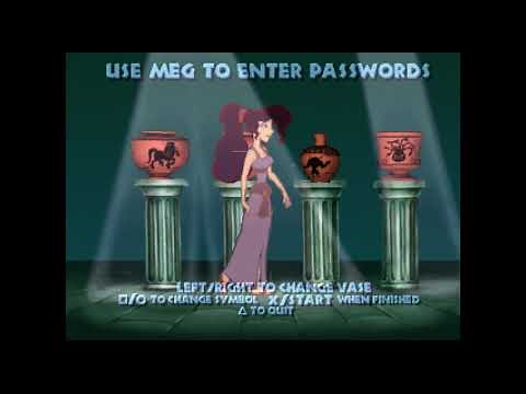 Disney's Hercules Action Game All Level Passwords (Medium, Beginner, Herculean).