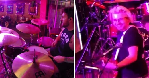 Drummer’s Hilarious Twist During Live Show Leaves Lead Singer in Splits | FaithPot