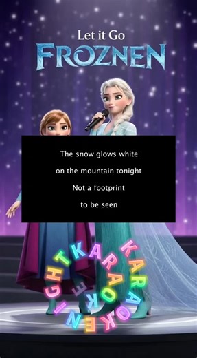 Karaoke Night: Sing with Me and Elsa!