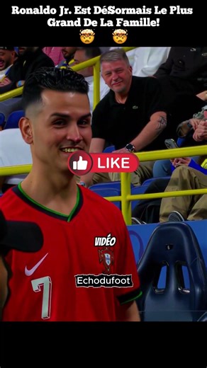 Ronaldo Jr. is now the tallest in the family! 🤯