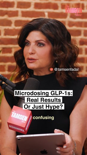 Everyone’s talking about microdosing GLP-1s, but is it really doing what you think? Dr. Rocío Salas-Whalen explains why people who feel better on a “microdose” might actually still have work to do. Listen to The Tamsen Show: https://open.spotify.com/episode/2JunlayzgyJnB33qU09CCv | Tamsen Fadal