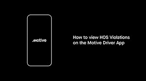 How to view HOS violations on the Motive Driver App