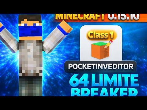 Minecraft 0.15.10 🔥 64 Limit Breaker Trick! | PocketInvEditor Class 1