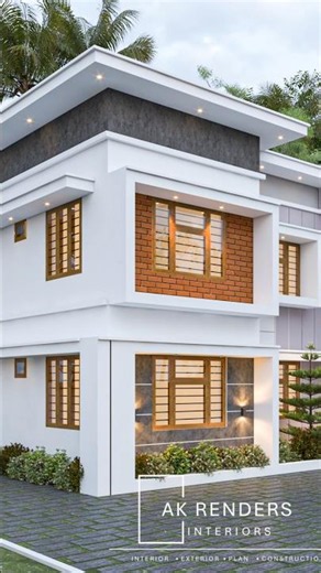 🏡 Stunning Contemporary Kerala Home Design | Modern 3BHK House | 3D Exterior Design #simplehouse