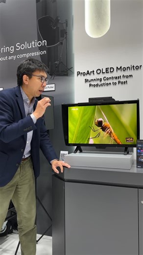 Vincent Teoh • TV Reviewer on Instagram: "A stunning 27” 4K 240Hz QD-OLED monitor with 12G-SDI in for professionals, i.e. the ASUS ProArt PA27USD. Scheduled to be available in Feb 2026, priced at €2199. #oledmonitor #professionalmonitor #asusproart"