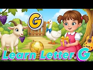 Learn Letter G Words for Kids | Goat, Grapes, Gift & More | Alphabet Learning for Children