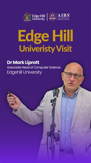 Asian Institute of Business & Science on Instagram: "AIBS had the honor of hosting Dr. Mark Liprott, Associate Head of Computer Science, Edge Hill University. From inspiring discussions with our team to an engaging session on “AI in Action: How Artificial Intelligence is Shaping Future Careers” with students from Wesley College and Nalanda College, the experience was truly remarkable! 🚀 #AIBS #AIInAction #FutureCareers #EdgeHillUniversity #KnowledgeSharing"