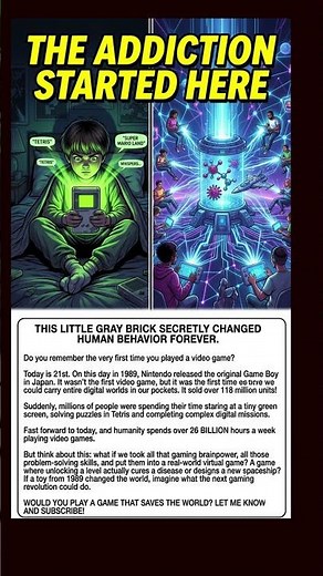 The Gadget That Changed Human Brains! 🕹️👾 (Game Boy)
