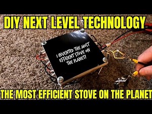 DIY - THE MOST EFFICIENT STOVE ON THE PLANET - ULTRA LOW POWER 12V STOVE ELEMENT PTC THERMISTOR