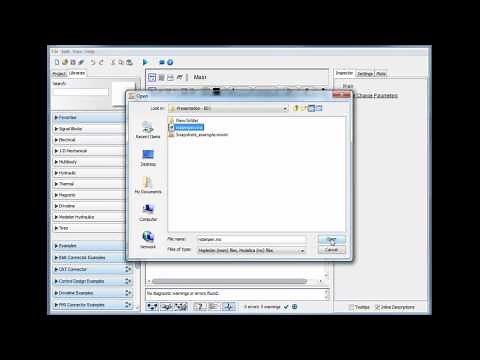 MapleSim Tutorial: Modelica -- Opening .mo Files in MapleSim