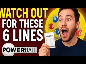 Powerball Draw: 6 Lines You MUST Pay Attention To From Now on!