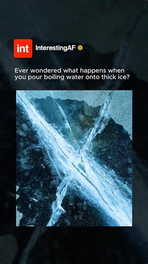 Pouring BOILING Water Onto Ice! 🧊