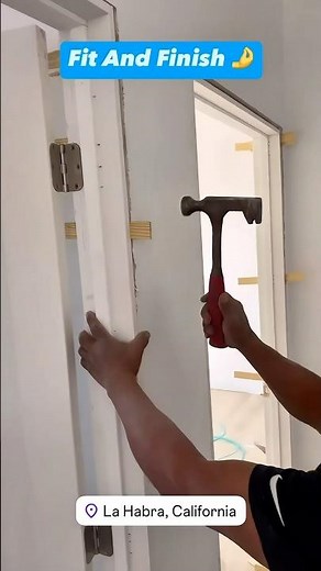 Installing a door in a not-so-square frame? Watch how to make it fit perfectly!