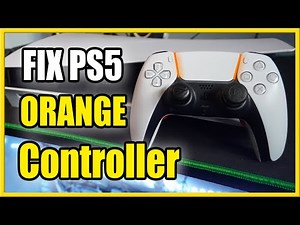 How to Fix Orange or Yellow Light on PS5 Controller (Not Connecting)