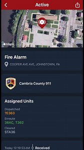Fire alarm | Cambria Scanner Alert