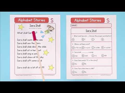 Alphabet Stories Letter S Reading Comprehension Worksheet