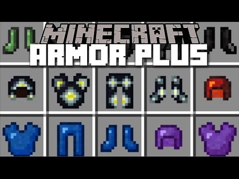 Minecraft ARMOR PLUS MOD / FIGHT YOUR WAY THROUGH ENDER ZOMBIES!! Minecraft
