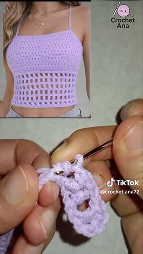 Tutoriel crochet : débardeur ajusté facile