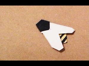 How to make an origami bee!