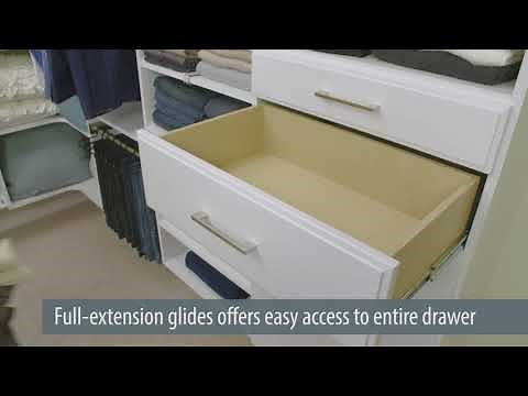 Tip: Add Drawers to Your Bedroom Closet to Create a Dresser