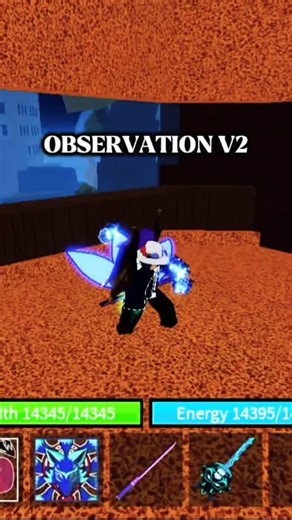 I Got Observation V2 in Blox Fruits. #bloxfruits #roblox #viral #shorts