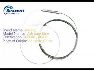 Fiber Optic PLC Splitter 1x6 Bare Fiber G657A1