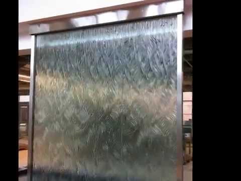 Custom Glass Water Wall Indoor Waterfall-Amazing Indoor Water Walls You Have To See!