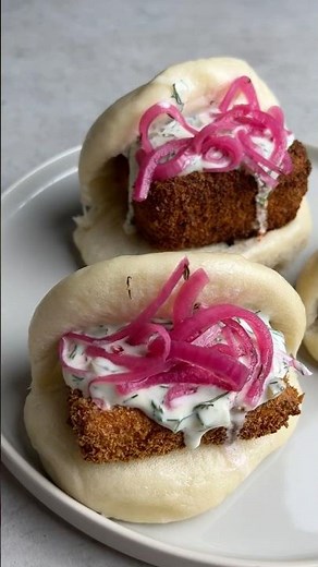 Vegan Bao Buns with Crispy Fried Tofu | Easy Bao Recipe