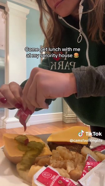 Lunch at My Sorority House: Build Your Own Burger