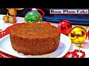 Rum Plum cake / Traditional Christmas Cake / Rum Fruit & Nut Cake