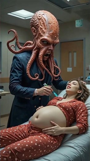 ❤Evolution of animal: Doctor Octopus with a pregnant woman in the hospital operating room🐙#shorts