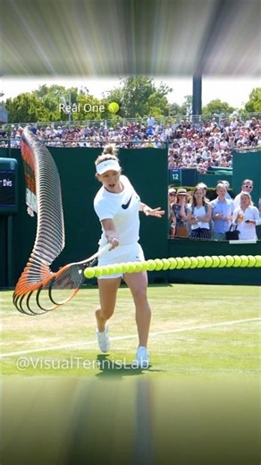 Simona Halep Forehand 🎾Real Trajectory🎾 #shorts #simonahalep #simona #halep #tennis #WTA