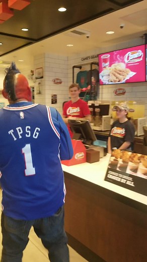 Hanging with NBA Slam Dunk Champion at Raising Cane's in Philly!