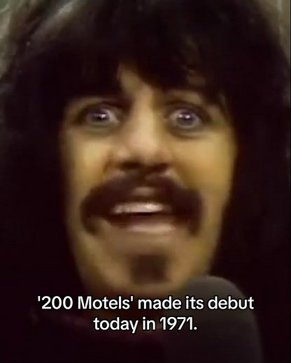Dive back into the surreal world of '200 Motels', which made its debut today in 1971. How can we forget Ringo Starr’s legendary cameo? #frankzappa