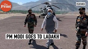 10K views · 462 reactions | PM Modi arrives in Ladakh on a surprise visit amid India-China standoff | ThePrint | Facebook