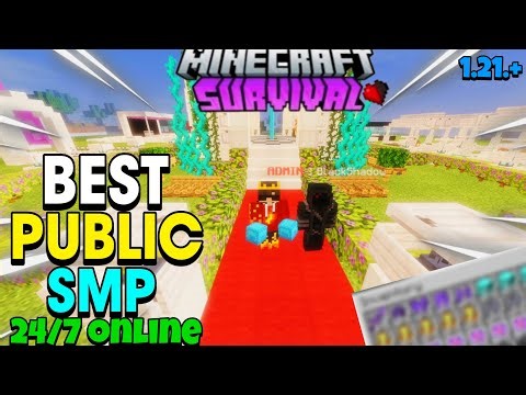 Best Free Survival SMP Server 2026 🔥 | Minecraft Java + Bedrock | 24/7 Online | Anyone Can Join 🤯