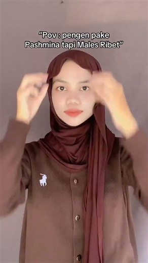 tutorial pashmina simple #tutorialhijab #hijabstyle #shortvideo #like #subscribe