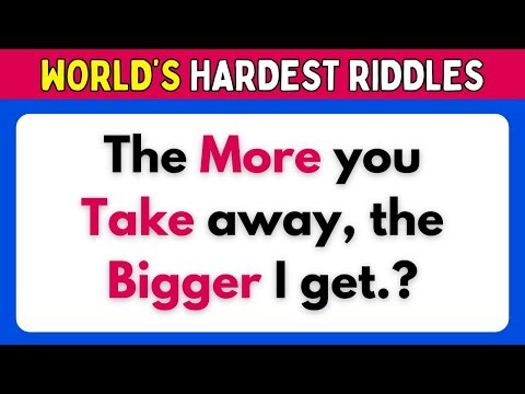 30 Extremely Difficult Riddles That Will Stump You | Brain Teasers