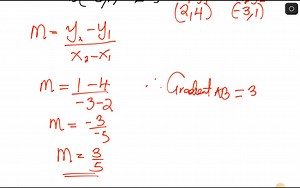 Finding the gradient of a straight line - Coordinate Geometry | Genius Pro Online School | Facebook