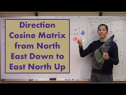 Direction Cosine Matrix from North East Down to East North Up