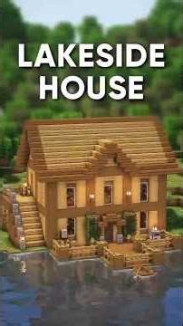 Minecraft Tutorial | Fisherman House 🎣 #shorts #minecraft